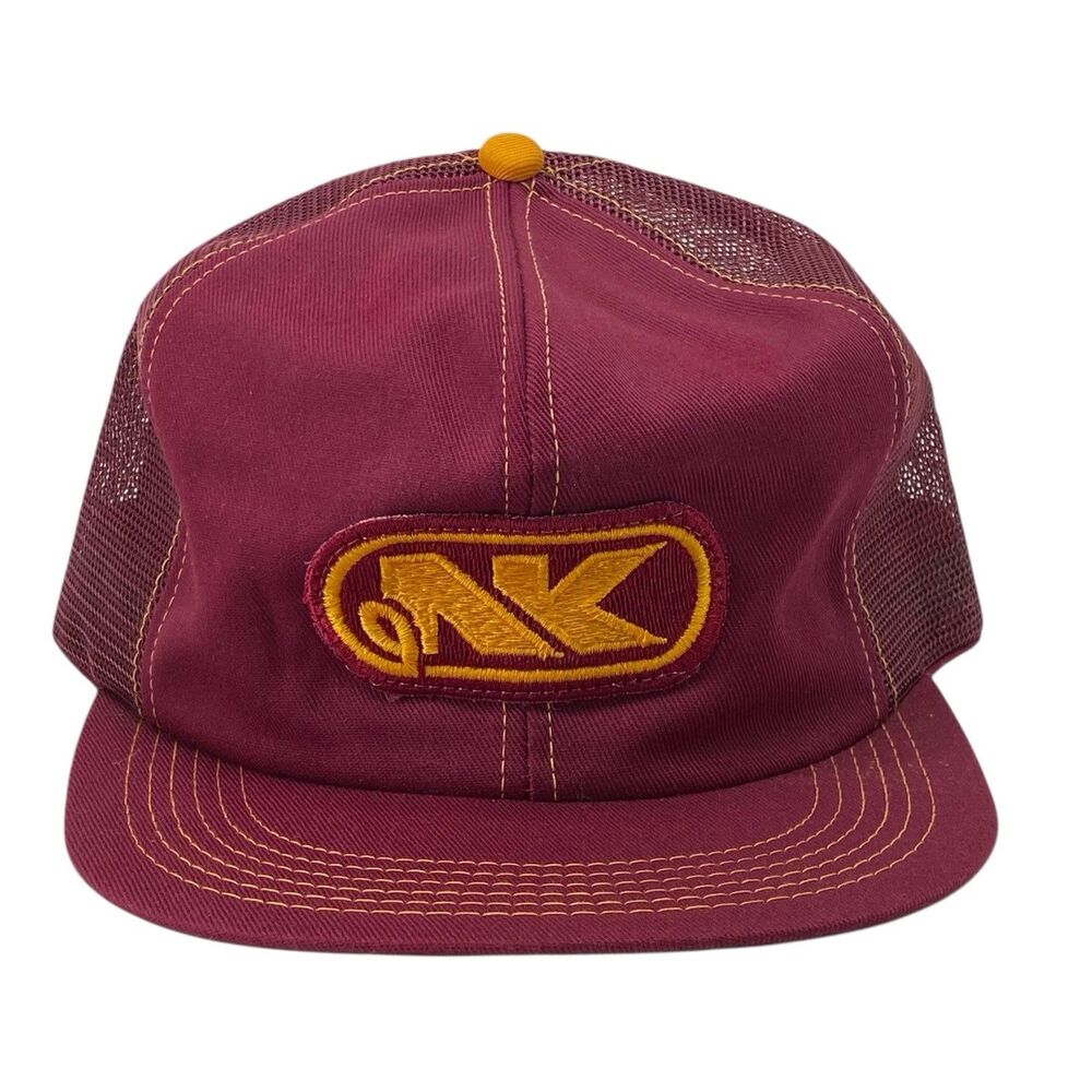 Vintage K-Brand NK Northrup King Farm Patch Trucker Hat Snapback‎